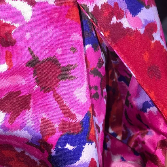 BCBGMaxAriza Floral Begoniacombo Pink Dress 10 - Picture 9 of 13